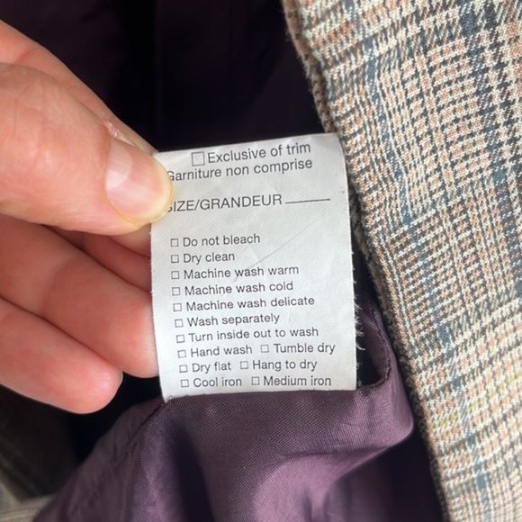 Rebecca King Plaid Belted Fall Jacket - Picture 10 of 10